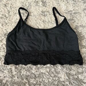 Pact Black Lace Trim Bra